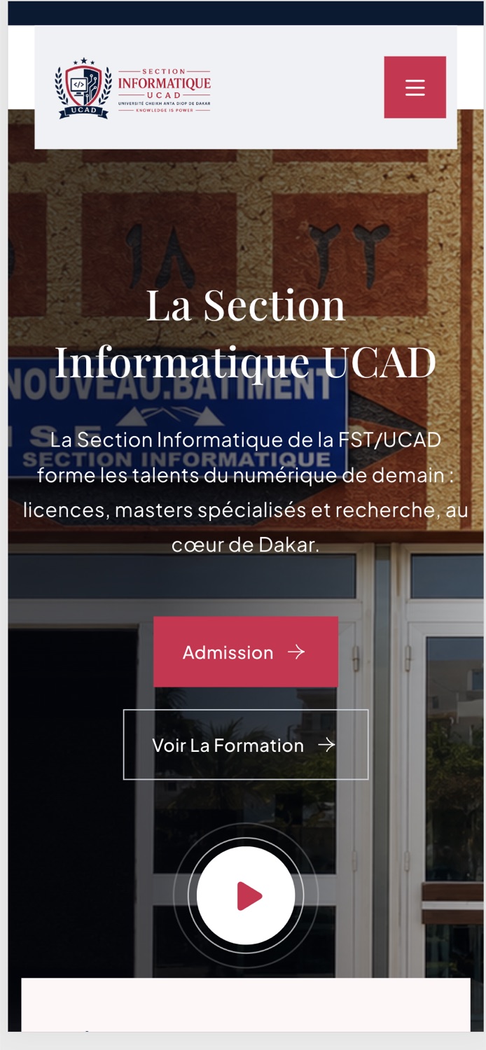 UCAD Informatique mobile
