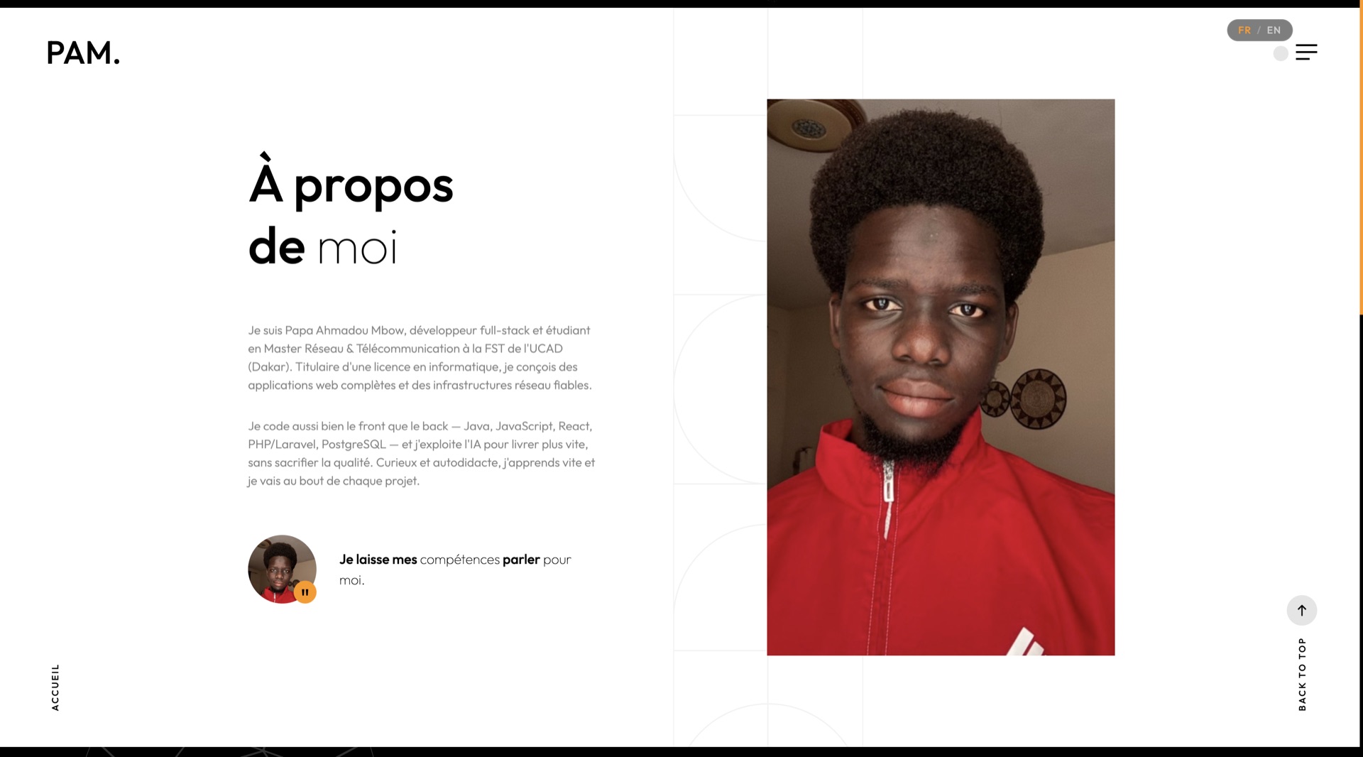 Portfolio — À propos
