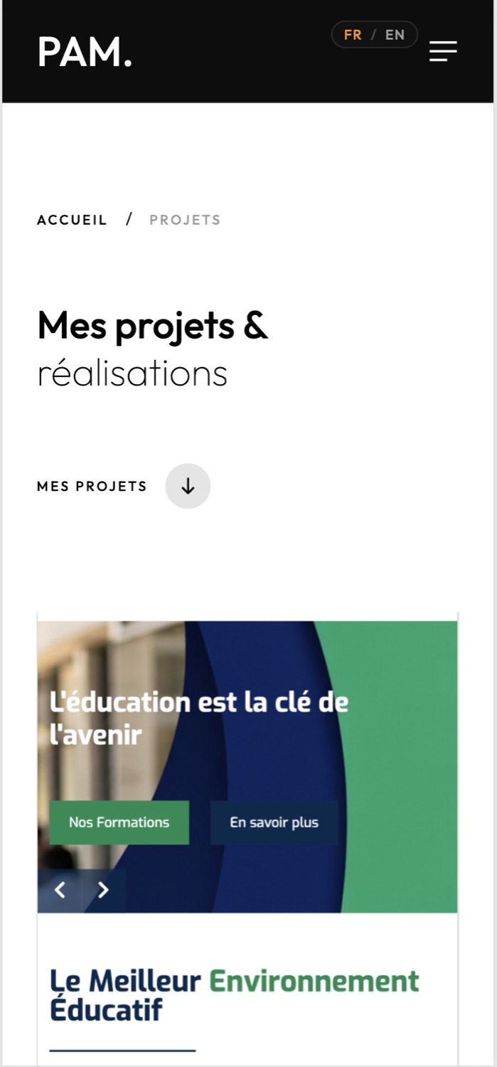 Portfolio — mobile